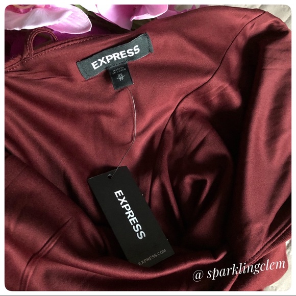 NWT Express Sexy Red Dress XS / TP - Picture 4 of 5